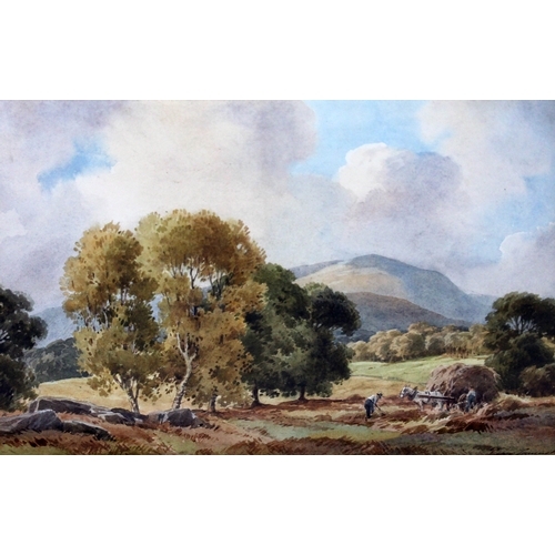 444 - Percy Lancaster (1878-1951), a group of five landscape watercolours, sizes ranging from 21cm x 12cm ... 