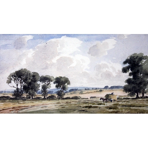 444 - Percy Lancaster (1878-1951), a group of five landscape watercolours, sizes ranging from 21cm x 12cm ... 