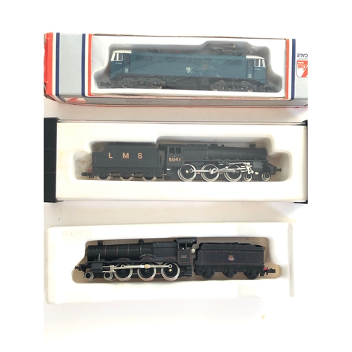 364 - Hornby Minitrix N-Gauge boxed models to include N. 203 & N. 205 locos with tenders, fifteen boxed ca... 