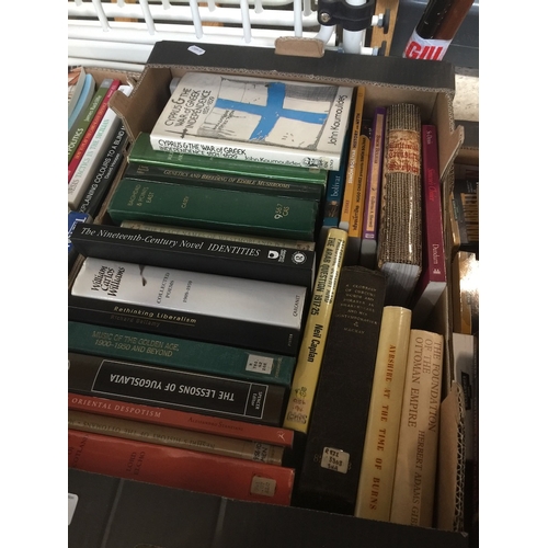 494 - A box of history books including the middle east