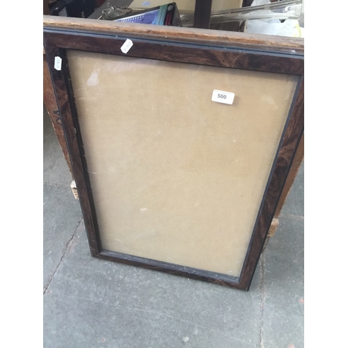 500 - Hinged display case