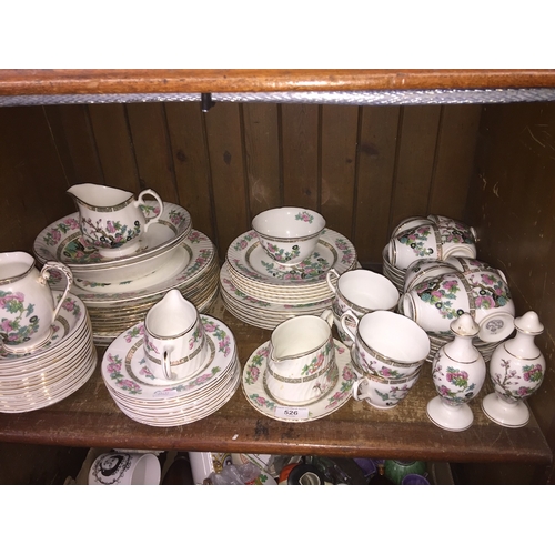 526 - Barratts Delphatic tea and dinnerware - over 75 pieces