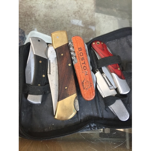 698 - Collection of 5 penknives.