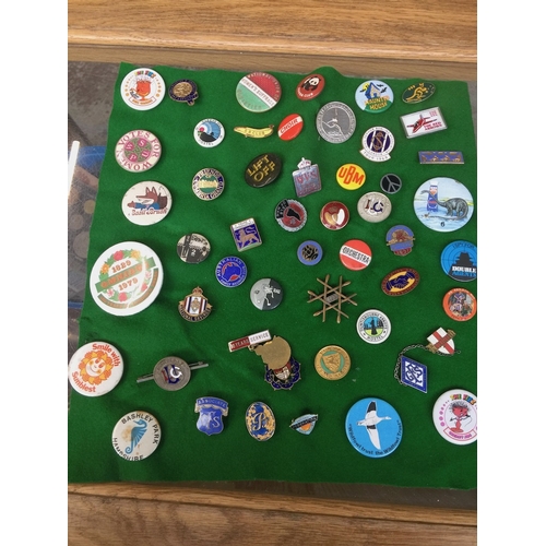 699 - 50+ vintage enamel and tinplate badges