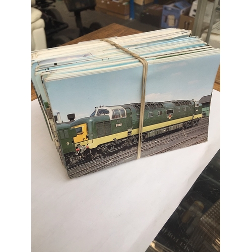 704 - A collection of railway postcards