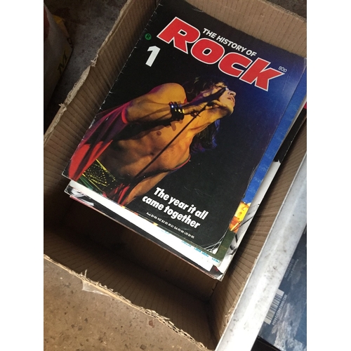 1148 - A box of rock magazines