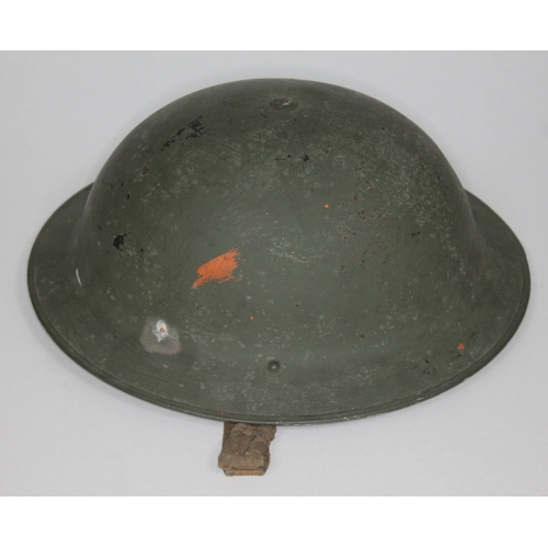 375 - A WWII British helmet.