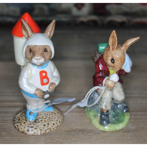 431 - Two Royal Doulton Bunnykins figures - Astro Bunnykins DB 20, and Billy Bunnykins 