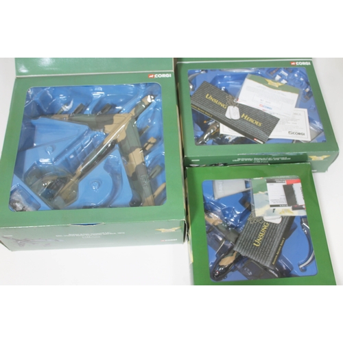 63 - 3x Corgi The Aviation Archive Unsung Heroes limited edition die-cast models comprising Boeing B-52D ... 