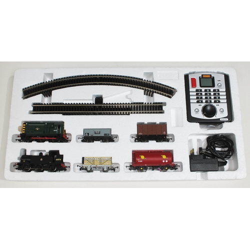 121 - Hornby Mixed Freight 00 gauge digital electric train set, opened but appears unused. UK P&P £15+VAT ... 