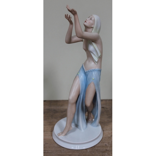 120 - A Rosenthal Art Deco style porcelain figure 