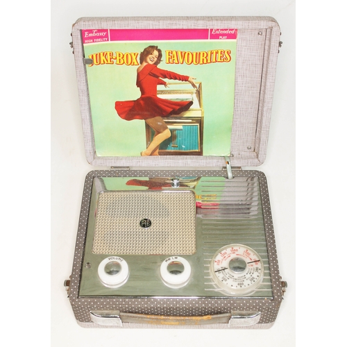 94 - A vintage PYE portable radio.