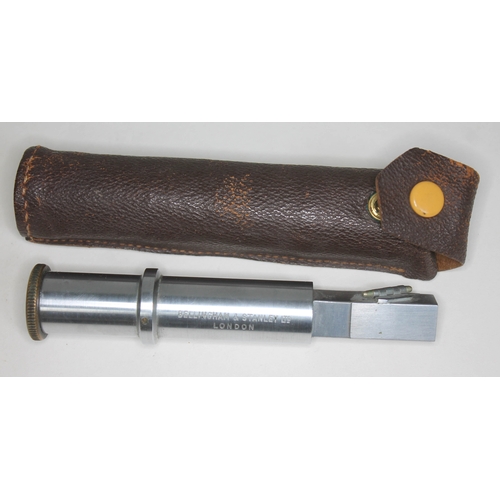 258 - A vintage Bellingham & Stanley refractometer in leather case.