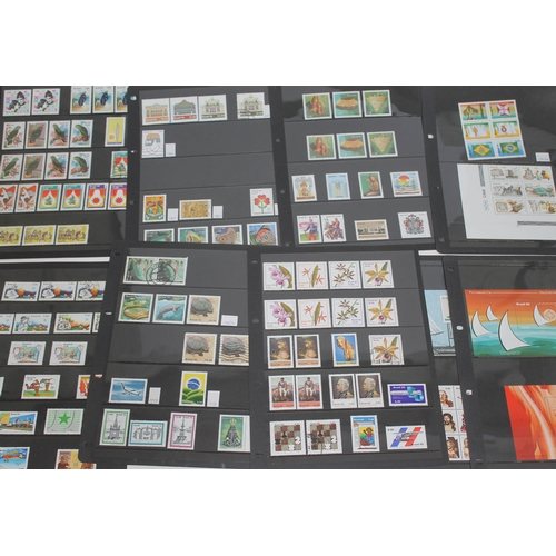 271 - Brazil stamp collection 1978-81 in good condition on 15 sides CV £200