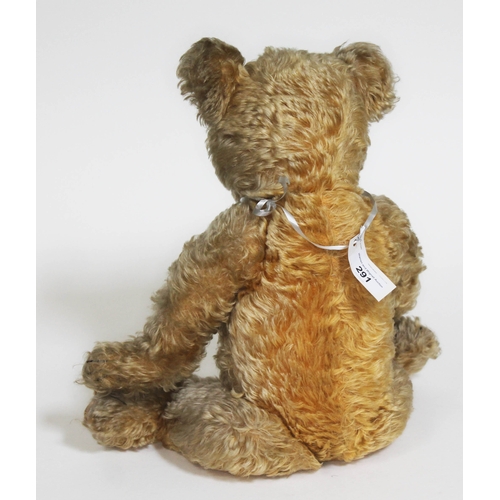 291 - A 1930s musical teddy bear.