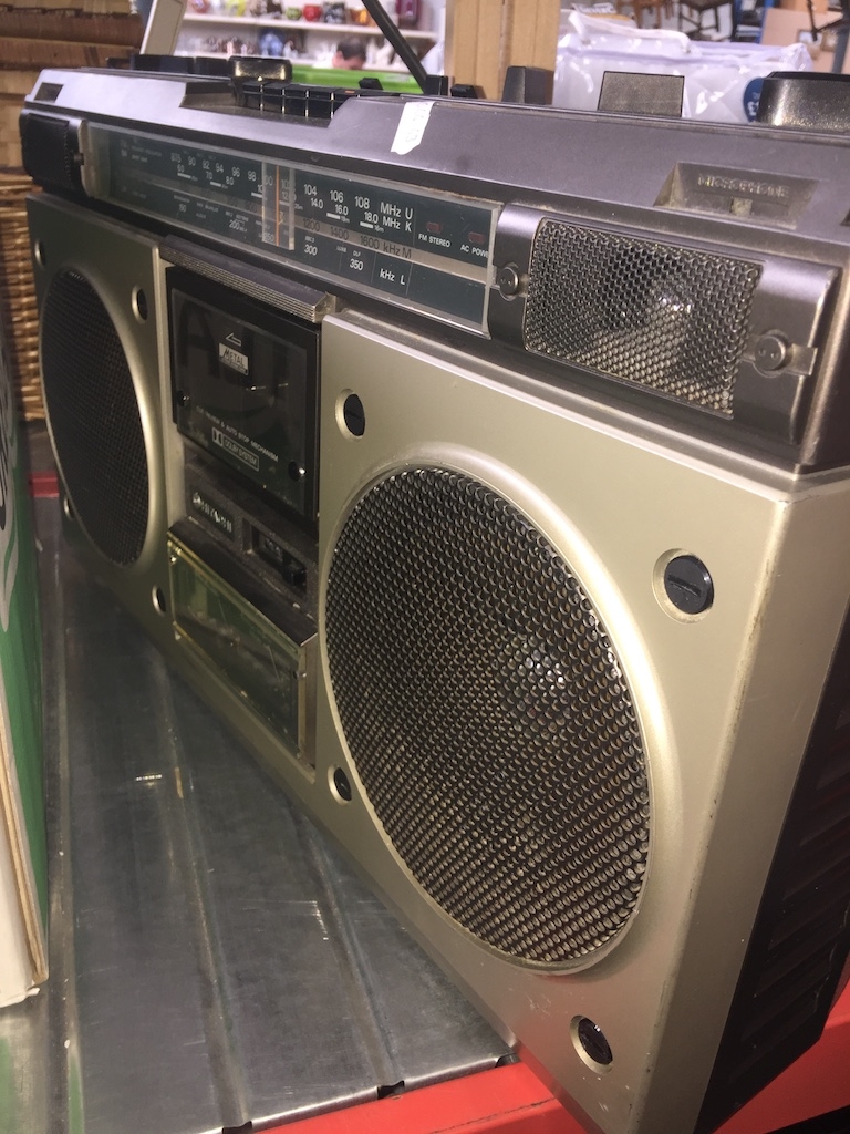 A Hitachi TRK 8200E stereo cassette recorder