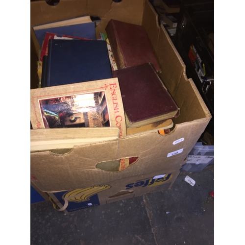 208 - Two boxes of books including wood working books