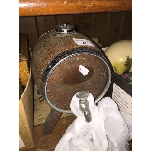 41 - A miniature beer keg / cherry cask.