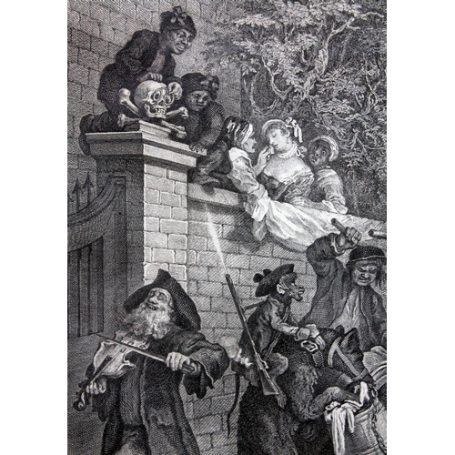 801 - William Hogarth (British 1697-1764), Humours of an Election, set of four engravings; 