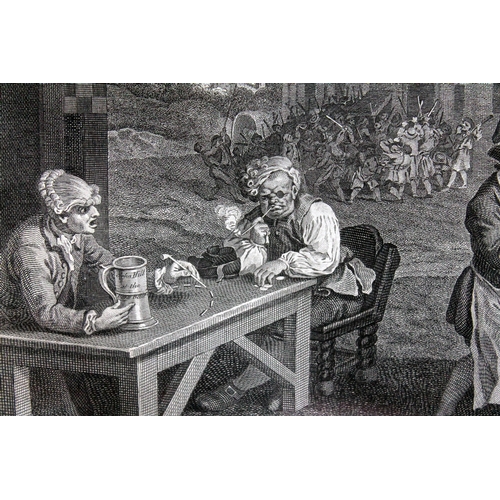 801 - William Hogarth (British 1697-1764), Humours of an Election, set of four engravings; 