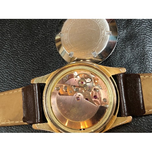 105 - Two 1950s gold plated automatic wristwatches comprising a Sully Special and a Joko, both with signed... 