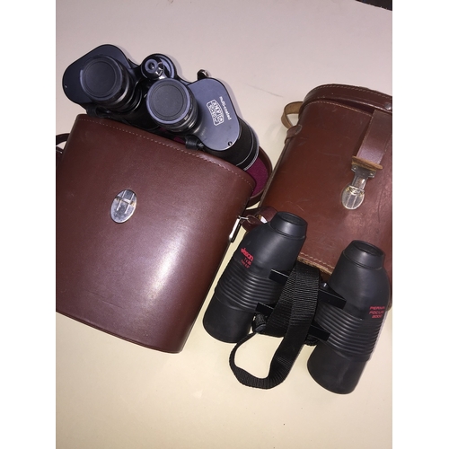 527 - Jason 7 x 35 perma focus 2000 and Carl Zeiss Jena 10 x 50 W binoculars.