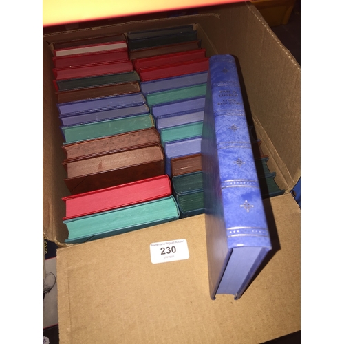 230 - A box of books.