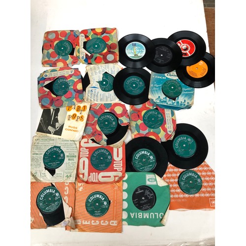 160 - A bag of 7 inch singles