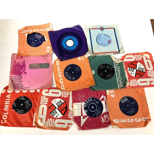 160 - A bag of 7 inch singles