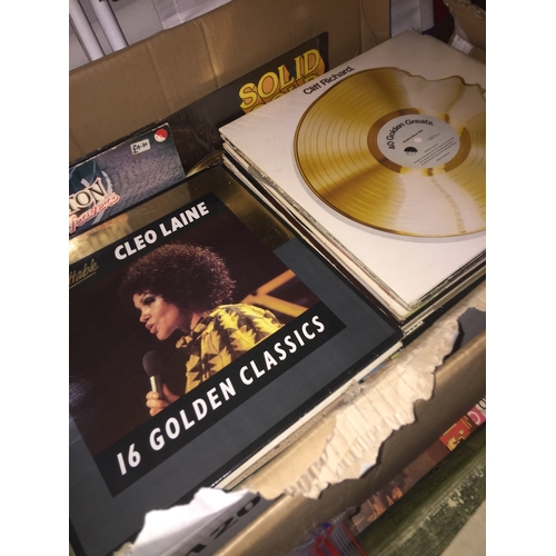 376 - A large box of LPs