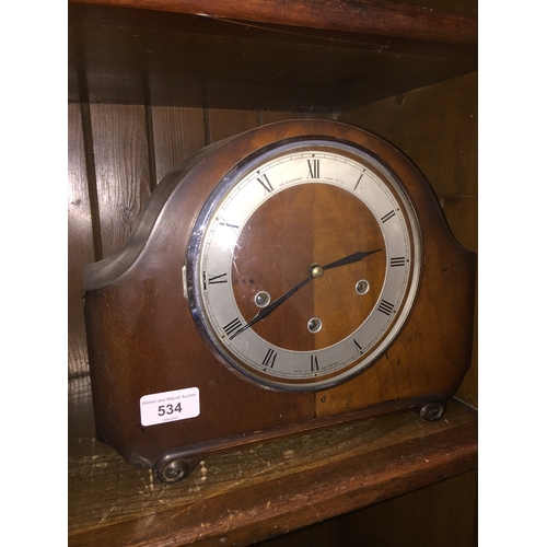 534 - A Smiths bracket clock, Westminster chime