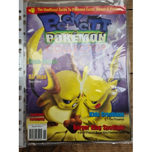 429 - A good collection of Pokemon cards and magazines - as seen, no returns.