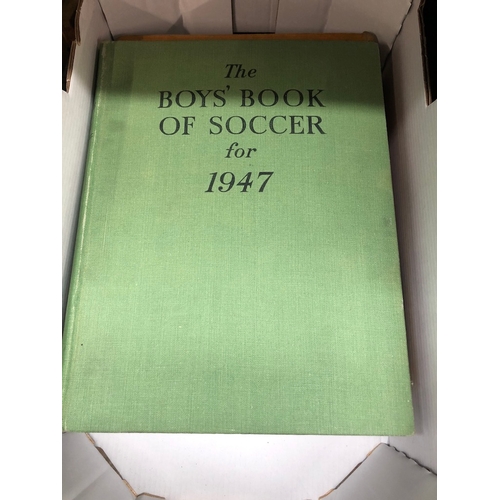 21 - Four 1940's Boy's book of soccer annuals.