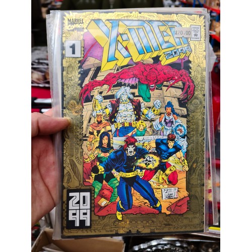 five boxes of Marvel & DC comics - 1970s/80s/90s and others.