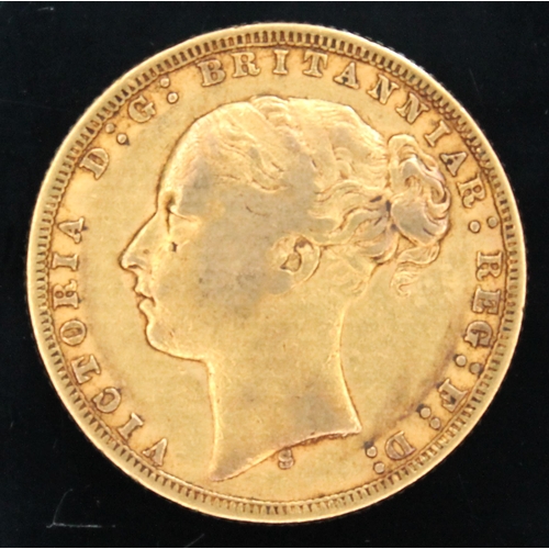 440 - Victoria Sydney Mint gold sovereign 1876 ONLY 10% BUYER'S PREMIUM ON THIS LOT, INCLUSIVE OF VAT, NOR... 