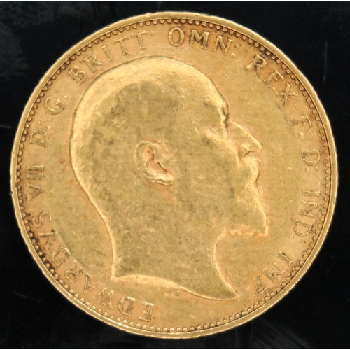 442 - Edward VII gold sovereign 1905 ONLY 10% BUYER'S PREMIUM ON THIS LOT, INCLUSIVE OF VAT, NORMAL ONLINE... 