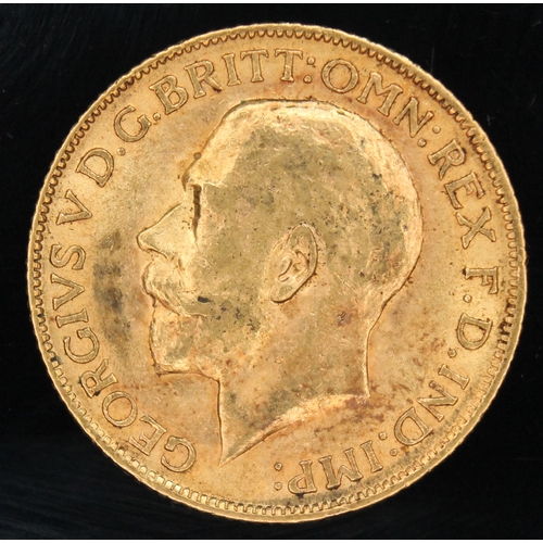 443 - George V gold sovereign 1911 ONLY 10% BUYER'S PREMIUM ON THIS LOT, INCLUSIVE OF VAT, NORMAL ONLINE B... 