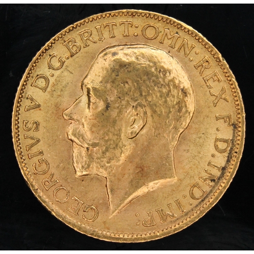 448 - George V gold sovereign 1913 ONLY 10% BUYER'S PREMIUM ON THIS LOT, INCLUSIVE OF VAT, NORMAL ONLINE B... 