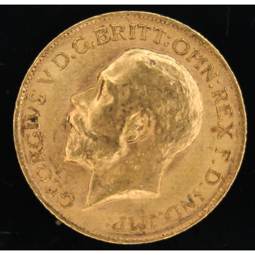 453 - George V gold sovereign 1912 ONLY 10% BUYER'S PREMIUM ON THIS LOT, INCLUSIVE OF VAT, NORMAL ONLINE B... 