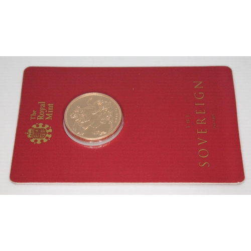 457 - Elizabeth II Royal Mint gold sovereign 2015 ONLY 10% BUYER'S PREMIUM ON THIS LOT, INCLUSIVE OF VAT, ... 