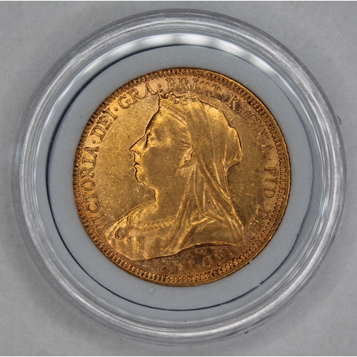 460 - Victoria gold sovereign 1894 ONLY 10% BUYER'S PREMIUM ON THIS LOT, INCLUSIVE OF VAT, NORMAL ONLINE B... 