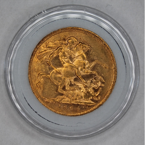 460 - Victoria gold sovereign 1894 ONLY 10% BUYER'S PREMIUM ON THIS LOT, INCLUSIVE OF VAT, NORMAL ONLINE B... 