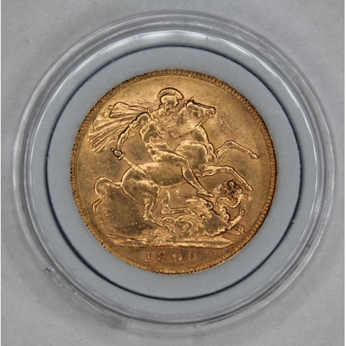 461 - Victoria gold sovereign 1900 ONLY 10% BUYER'S PREMIUM ON THIS LOT, INCLUSIVE OF VAT, NORMAL ONLINE B... 