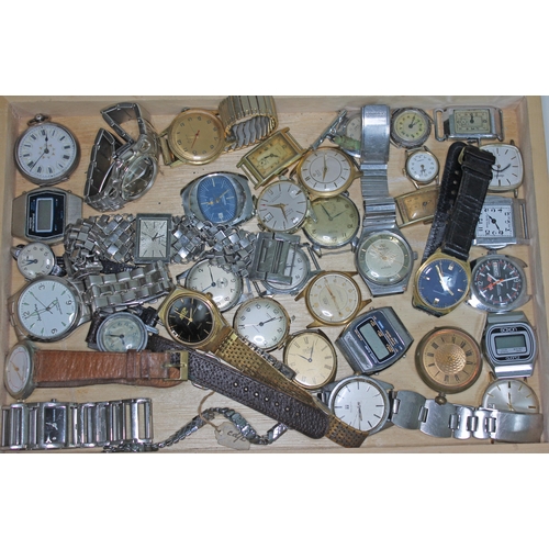 126 - A collection of 36 mainly mechanical mixed gents and ladies wristwatches, Tissot, Oris, Tegrov, Seko... 