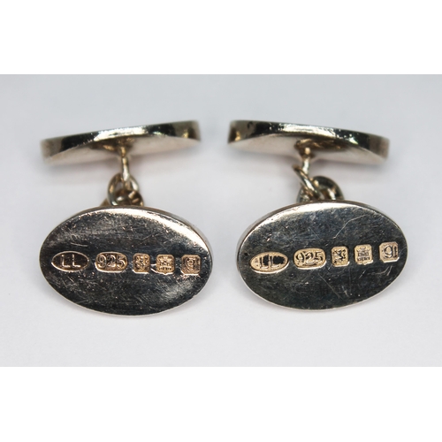 178 - A pair of silver cufflinks by Links of London, wt. 26.59g.