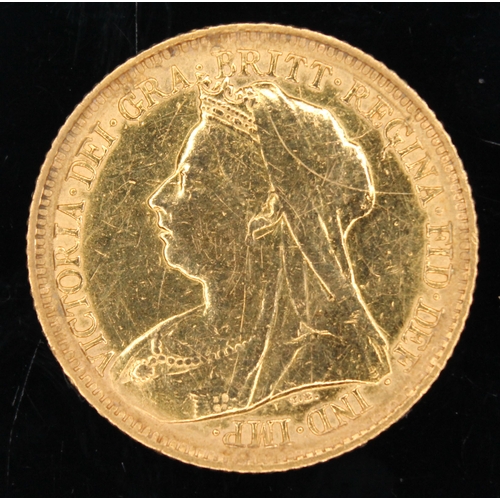 201 - A Victoria half sovereign 1900.