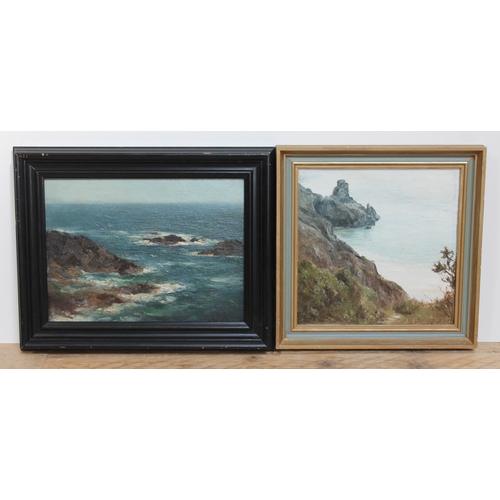 79 - Two Jersey related oils: Thomas Hill, 