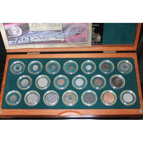 313 - 'The Twenty Centuries AD Coin Collection' complete in presentation box with certificate of authentic... 