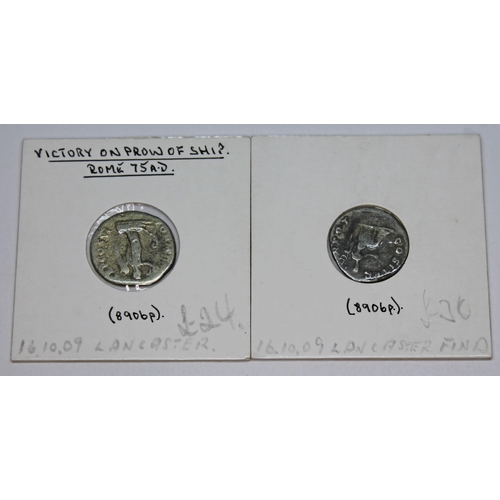 346 - A group of fourteen ancient Roman coins to include 1 x Claudius 41-54 A.D sestertius: rev: spes Augu... 