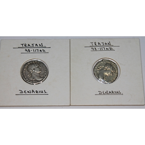 349 - A group of thirteen ancient Roman coins to include 1 x Titus 79-81 A.D denarius struck 76 A.D as Cae... 